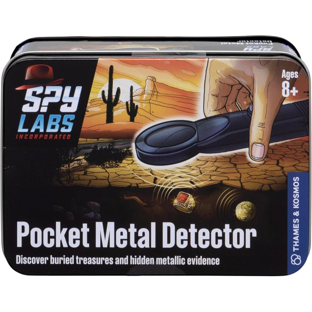imageThames ampamp Kosmos Spy Labs Inc Pocket Metal Detector Detects Metallic Pieces of Evidence  Essential Tools ampamp Tricks of The Trade from The Detective Gear Experts for Young Investigators Small