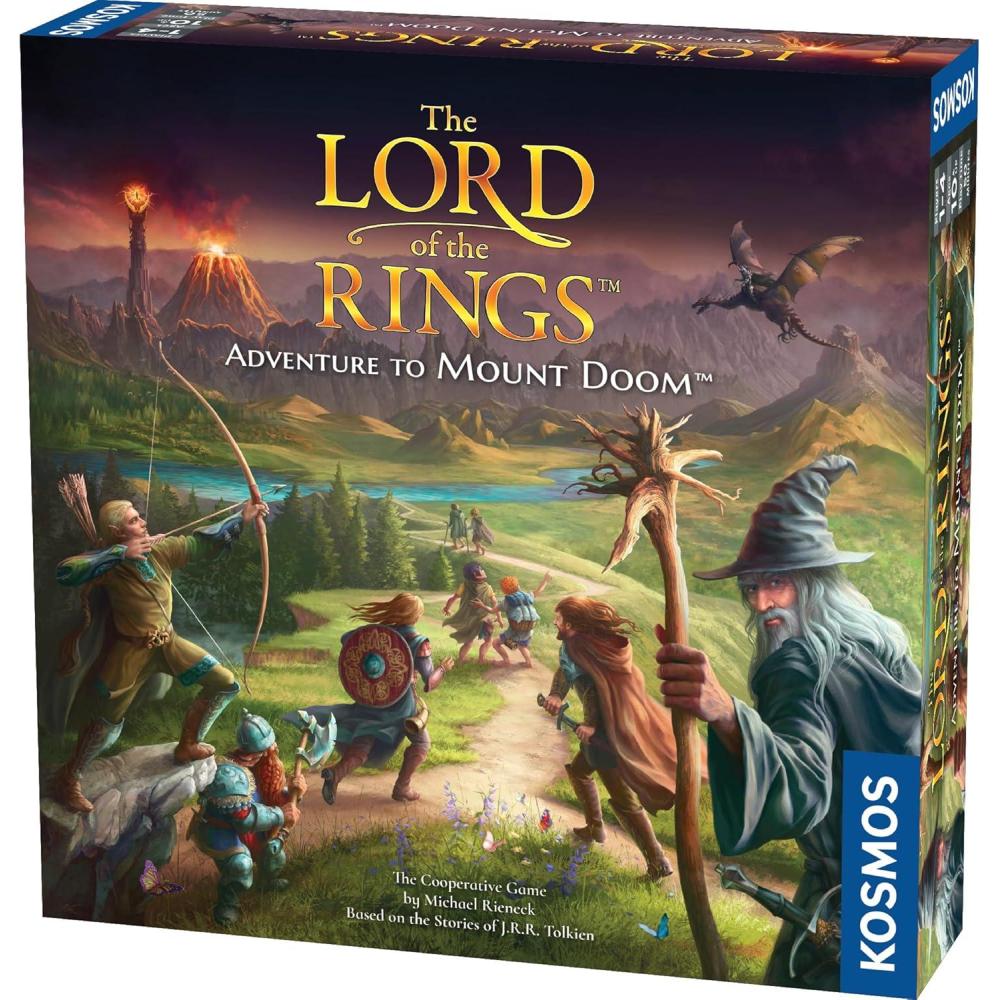imageThe Lord of The Rings Adventure to Mount Doom  Family Game  Cooperative Game  Strategy Game