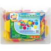 Kids First Math: Pattern Blocks Math Kit w/Activity Cards | 250 Colorful Plastic Geometric Blocks | Explore Geometry, Shapes, Division, Fractions & More | at-Home or Classroom Learning, Ages 3+