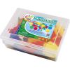Kids First Math: Pattern Blocks Math Kit w/Activity Cards | 250 Colorful Plastic Geometric Blocks | Explore Geometry, Shapes, Division, Fractions & More | at-Home or Classroom Learning, Ages 3+