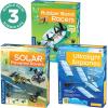 Thames & Kosmos Fun, Educational Engineering 3-Pack Bundle | Ultralight Airplanes, Rubber Band Racers, Solar-Powered Rovers | Learn About The Physics of Flight, Energy Conversion & Solar Energy