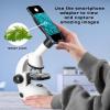 The Thames & Kosmos Microscope Essential STEM Tool with Smartphone Adapter to Capture & View Microscopic Images, Entry-Level Student Science Device, 60x to 600x Magnification & 45 Accessories
