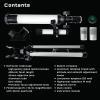 The Thames & Kosmos Telescope Essential STEM Tool | Childrens Refractor Telescope with 100x Magnification & Built-in Compass | Classic Scientific Device for Astronomical & Terrestrial Observations