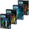 EXIT: The Game 4-Pack Escape Room | Beginner Bundle | Haunted Roller Coaster, Sunken Treasure, Mysterious Museum, House of Riddles | Family-Friendly, Cooperative Game | 1- 4 Players, Ages 10+