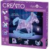 Thames & Kosmos Creatto Twilight Rocking Horse & The Giddyup Gang Light-Up 3D Puzzle Kit, Includes Creatto Puzzle Pieces to Make Your Own Illuminated Craft Creations, DIY Activity & LED Lights