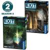 Thames & Kosmos EXIT: The Game 2-Pack Escape Room Bundle | Season 2 | Forgotten Island | Forbidden Castle | Family-Friendly, Cooperative Game | at-Home Escape Room | 1 to 4 Players | Ages 12+