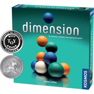 Dimension – A 3D Fast-Paced Puzzle Game from Kosmos | Up to 4 Players, for Fans of Strategy, Quick-Thinking & Logic | Parents’ Choice Silver Honor & Oppenheim Toy Portfolio Platinum Award Winner