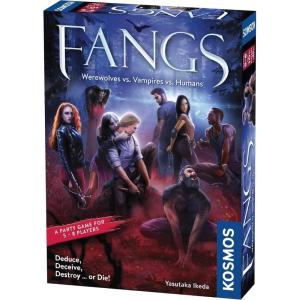 Fangs | Thames & Kosmos | Party Game | Vampires v. Werewolves v. Humans | Social Deduction | Role-Playing | 5 to 8 Players | Ages 10 and up