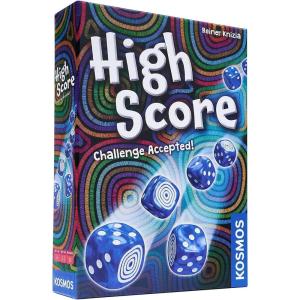 Thames & Kosmos High Score | 2 Language English and German | Dice Game| Luck Game | Board Game | Family Game | 2 to 5 Players | Ages 8+