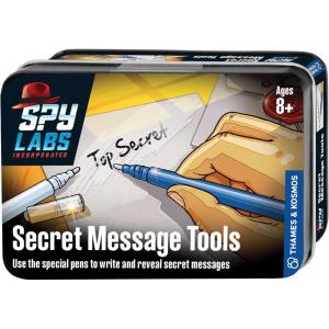 Thames & Kosmos Spy Labs Inc: Secret Message Tools Exchange Confidential Info w/Secret Pens | Essential Tools & Tricks of The Trade from The Detective Gear Experts for Young Investigators Medium
