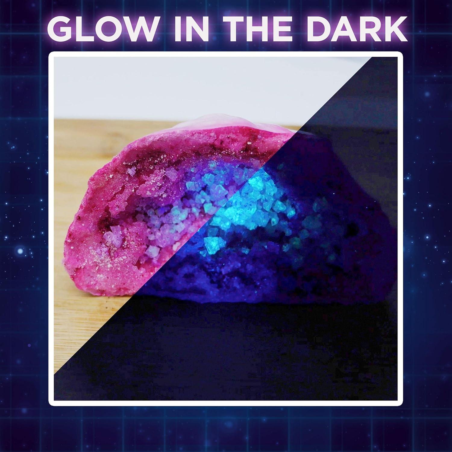 imageThames ampamp Kosmos Crystal Growing GlowinTheDark Science Kit  12 Experiments Ages 10  Learn About Crystallization  Grow Crystals ampamp Crystal Geodes The Glow in The Dark  32Page Manual