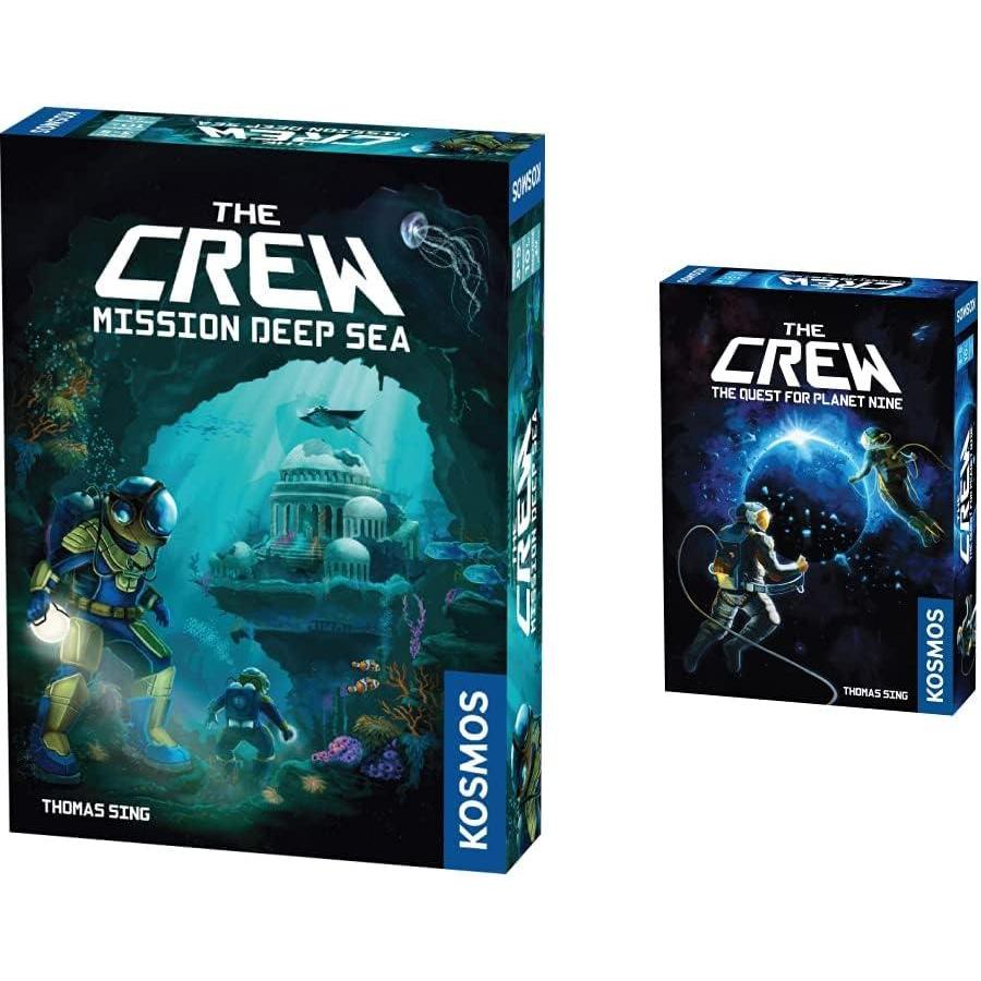imageThe Crew 2Pack Card Game Bundle The Crew The Quest for Planet Nine ampamp The Crew Mission Deep Sea Cooperative Space ampamp Deep Sea Adventures 2 to 5 Players Ages 10 TrickTaking