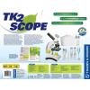Thames & Kosmos TK2 Scope Biology and Durable Metal Microscope Set with Glass Optics, 25 Experiments and 48 Page Full Color Lab Manual, Professional Student Quality (636815)