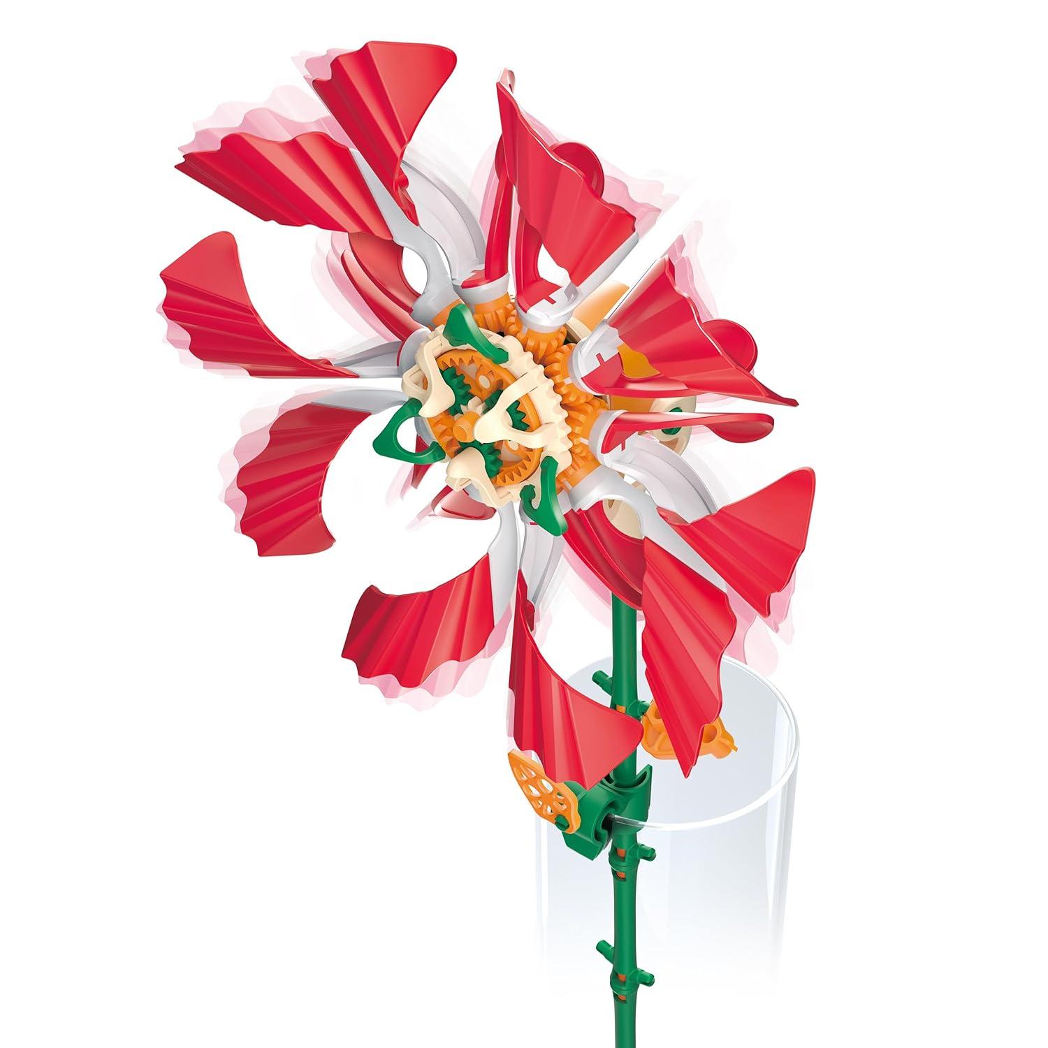 image:imageThames amp Kosmos SolarFlower Ruby Ripple STEM Kit Build a Motorized SolarPowered Flower with Spinning Colorful Petals Educational Gift for Kids Ages 8 Adults