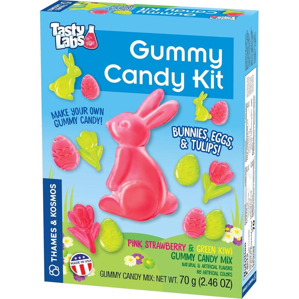 image:imageThames amp Kosmos Tasty Labs Gummy Candy STEM Kit Bunnies Eggs amp Tulips Make SpringtimeShaped Gummy Candies Explore Chemistry in Cooking Easter Goodie