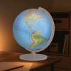 The Thames & Kosmos Illuminated Geopolitical Globe Essential STEM Tool | 10” diameter with Durable Stand, Political Map with Locations, Geological Features, Educational Gift for Ages 6+, USB-C Powered