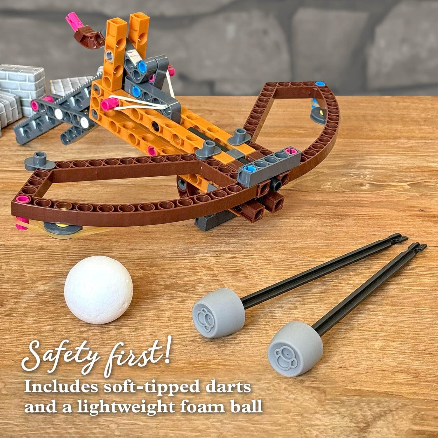 image:imageThames amp Kosmos Catapult Engineering STEM Maker Kit Build 6 Models of Unique Medieval Machines Explore Mechanical Physics Includes Safe Foam Balls amp SoftTipped Projectiles Suitable for Ages 8