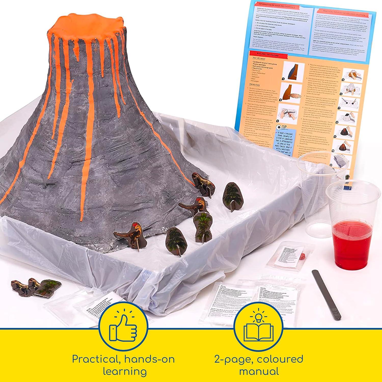 image:imageThames amp Kosmos Massive Erupting Volcano STEM Kit DIY Giant Volcano Model 1Foot Tall Includes Materials for Multiple Eruptions Explore Volcanoes Geology Earth Science Science Fair Project
