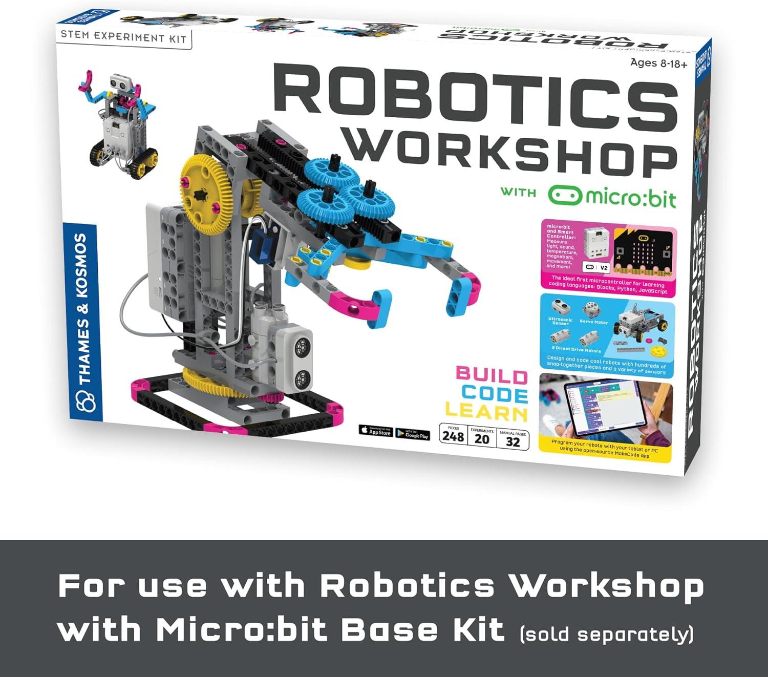 image:imageThames amp Kosmos Sensor Expansion Pack for Robotics Workshop with MicroBit Expand Educational Coding amp Programming Curriculum with Added Sensors amp Components for Use with Base Robotics Workshop Kit