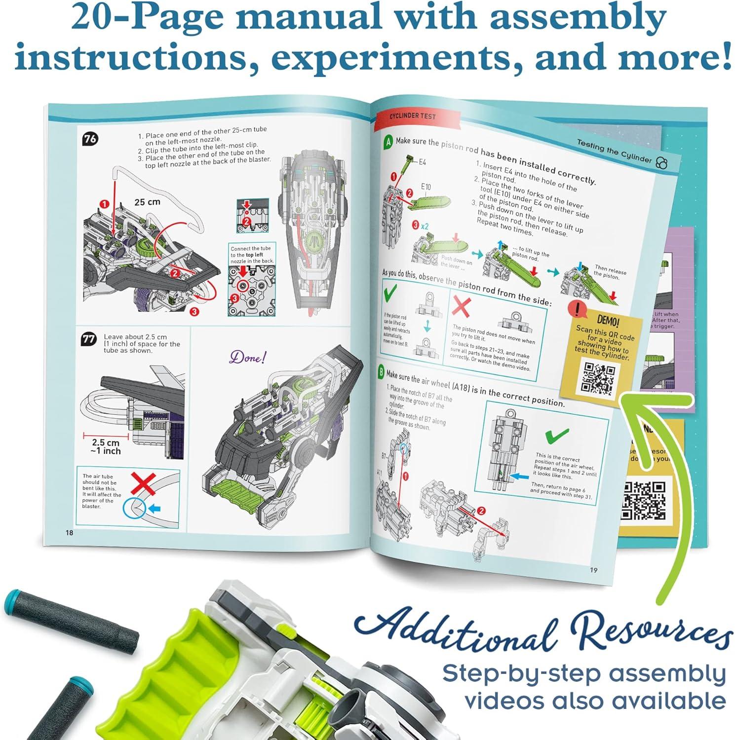 image:imageThames amp Kosmos Ultra Bionic Blaster STEM Experiment Kit Construct a Robotic Foam Dart Blasting Glove Challenging Build Learn About Mechanical Technology amp Engineering