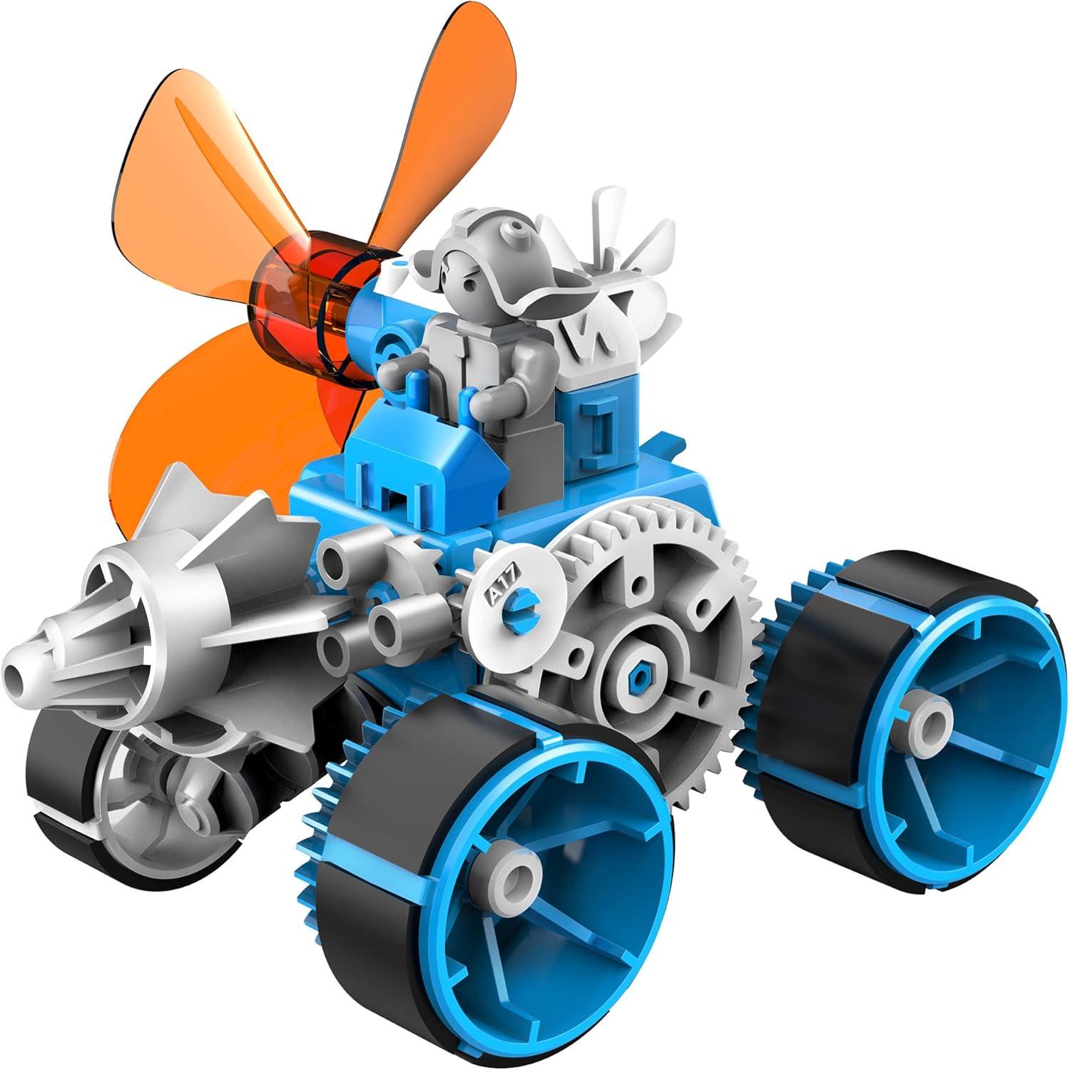 image:imageThames amp Kosmos WindBots 6in1 Engineering STEM Kit Build 6 WindPowered Bots No BatteriesElectricity Required Explore Wind Technology Gear Ratios amp More FullColor Manual amp Experiment Guide
