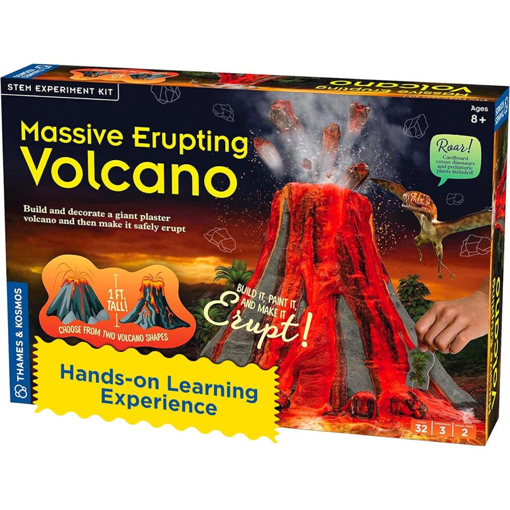 image:imageThames amp Kosmos Massive Erupting Volcano STEM Kit  DIY Giant Volcano Model 1Foot Tall  Includes Materials for Multiple Eruptions  Explore Volcanoes Geology Earth Science  Science Fair Project