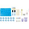 Thames & Kosmos Yummy Rainbow Lip Balm Lab STEM Kit | Make Lip Balms, Glosses | Strawberry, Grape, Banana Flavors & Cosmetic Jars | Chemistry & Biology of Skin Care | 2-Language (EN/FR)(New)