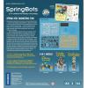 Thames & Kosmos SpringBots STEM Kit | Build 3 Spring-Powered| Race car, Walking Robot, Countdown Timer Powered by a Mainspring | Learn About Potential & Kinetic Energy, Gears & Springs, Black