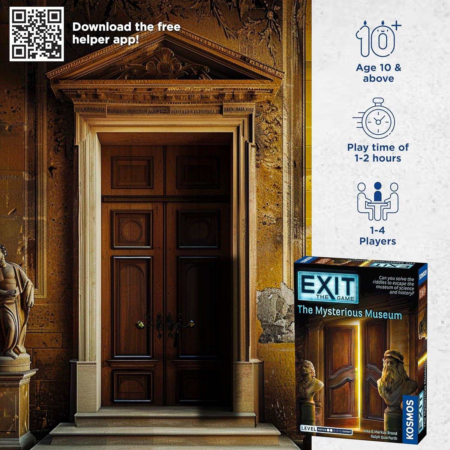 imageThames ampamp Kosmos EXIT Theft on The Mississippi Level 35 Unique Escape Room Game 14 Players Puzzle Solving Strategy Board Games for Adults ampamp Kids Ages 12 692873Le muse mystrieux