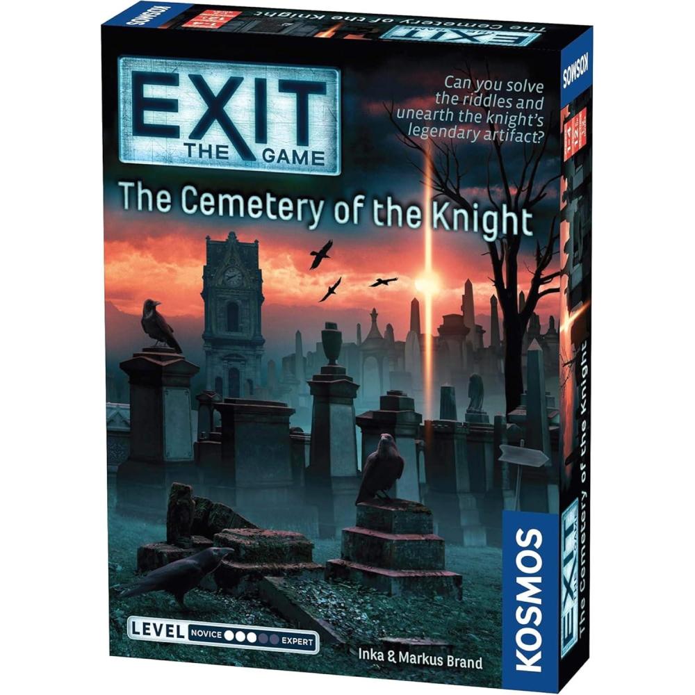 imageThames ampamp Kosmos EXIT  The Disappearance of Sherlock Holmes Escape Room Jeu de Cartes Jeux familiaux pour soire de Jeu Jeux de fte pour Adultes et Enfants pour 1  4 Joueurs  partir de 12 AnsLe Cimetire du Chevalier