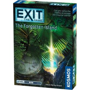 Thames & Kosmos – EXIT: The Forgotten Island – Level: 3/5 – Unique Escape Room Game – 1-4 Players – Puzzle Solving Strategy Board Games for Adults & Kids, Ages 12+ – 692858(Simple)