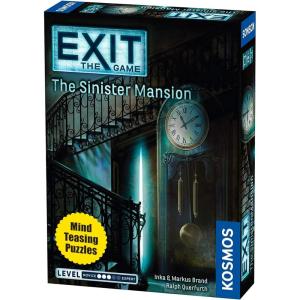 Thames & Kosmos – EXIT: Theft on The Mississippi – Level: 3/5 – Unique Escape Room Game – 1-4 Players – Puzzle Solving Strategy Board Games for Adults & Kids, Ages 12+ – 692873(Jeu « the sinister mansion »)