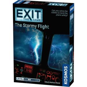 Thames & Kosmos – EXIT: Theft on The Mississippi – Level: 3/5 – Unique Escape Room Game – 1-4 Players – Puzzle Solving Strategy Board Games for Adults & Kids, Ages 12+ – 692873(The Stormy Flight)