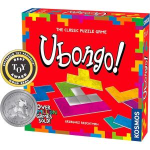 Thames & Kosmos – Ubongo!, Classic – Level: Beginner – Unique Puzzle Game – 1-4 Players – Puzzle Solving Strategy Board Games for Adults & Kids, Ages 8+, 696184(emballage traditionnel)