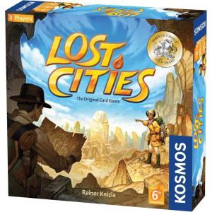 Thames & Kosmos 691821 Lost Cities: The Card Game , Who Will Discover the Ancient Civilizations? , Strategic Game, 2 Players , Ages 10+, 7.9&prime;(Jeu de cartes Villes perdues)