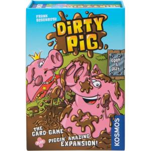 Thames & Kosmos Allie Gator : Open & Play, jeu de cartes amusant, jeux familiaux pour soirée de jeu, jeux de société pour adultes et enfants, pour 2 à 5 joueurs, à partir de 8 ans(Cochon sale)