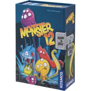 Thames & Kosmos Allie Gator : Open & Play, jeu de cartes amusant, jeux familiaux pour soirée de jeu, jeux de société pour adultes et enfants, pour 2 à 5 joueurs, à partir de 8 ans(Monster 12)