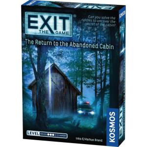 Thames & Kosmos EXIT : The Return to The Abandoned Cabin, Escape Room Jeu de Cartes, Jeux familiaux pour soirée de Jeu, Jeux de société pour Adultes et Enfants, pour 1 à 4 Joueurs, à partir de 12 Ans(Retour à la cabane abandonnée)