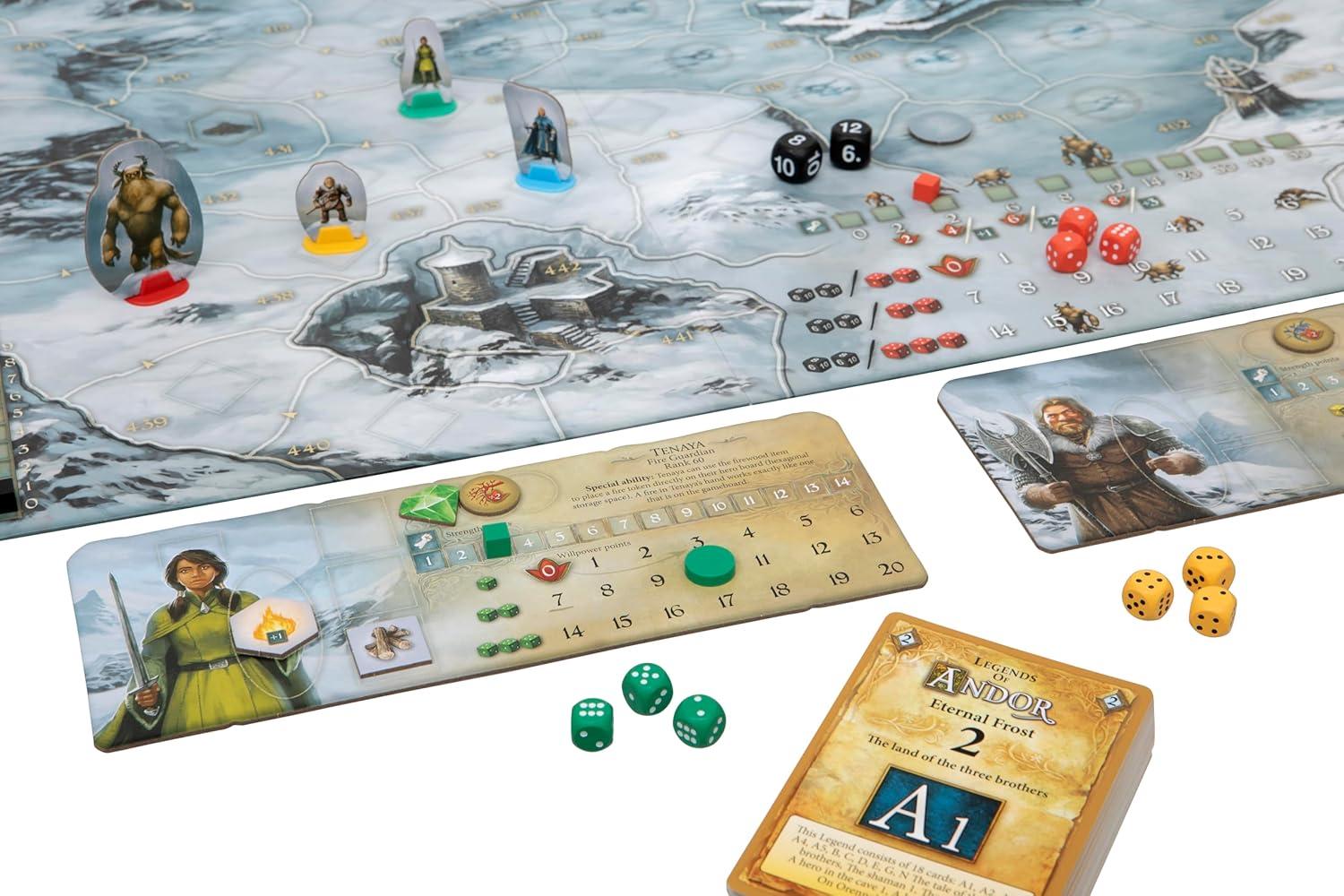 imageThames ampamp Kosmos Legends of Andor Eternal Frost Jeu coopratif de Narration familiale 2 4 Joueurs Amusant pour Adultes et Enfants partir de 10 Ans 683351