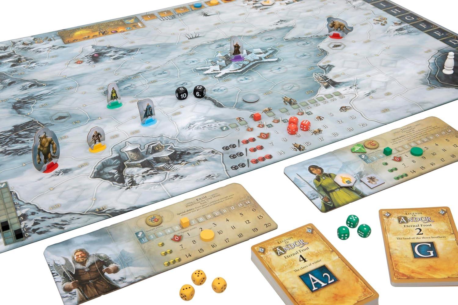 imageThames ampamp Kosmos Legends of Andor Eternal Frost Jeu coopratif de Narration familiale 2 4 Joueurs Amusant pour Adultes et Enfants partir de 10 Ans 683351
