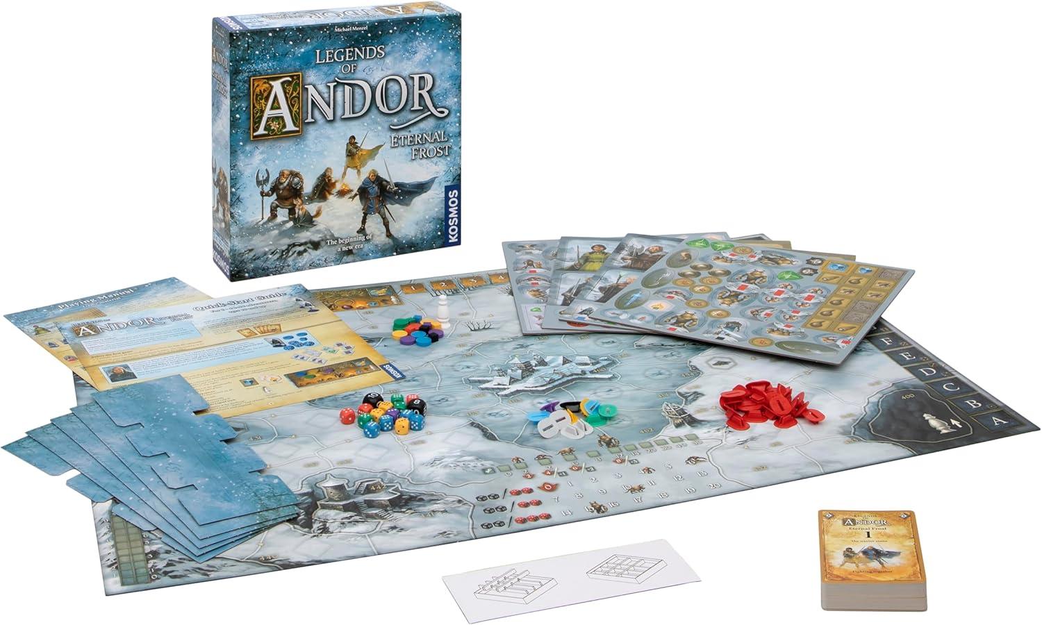 imageThames ampamp Kosmos Legends of Andor Eternal Frost Jeu coopratif de Narration familiale 2 4 Joueurs Amusant pour Adultes et Enfants partir de 10 Ans 683351