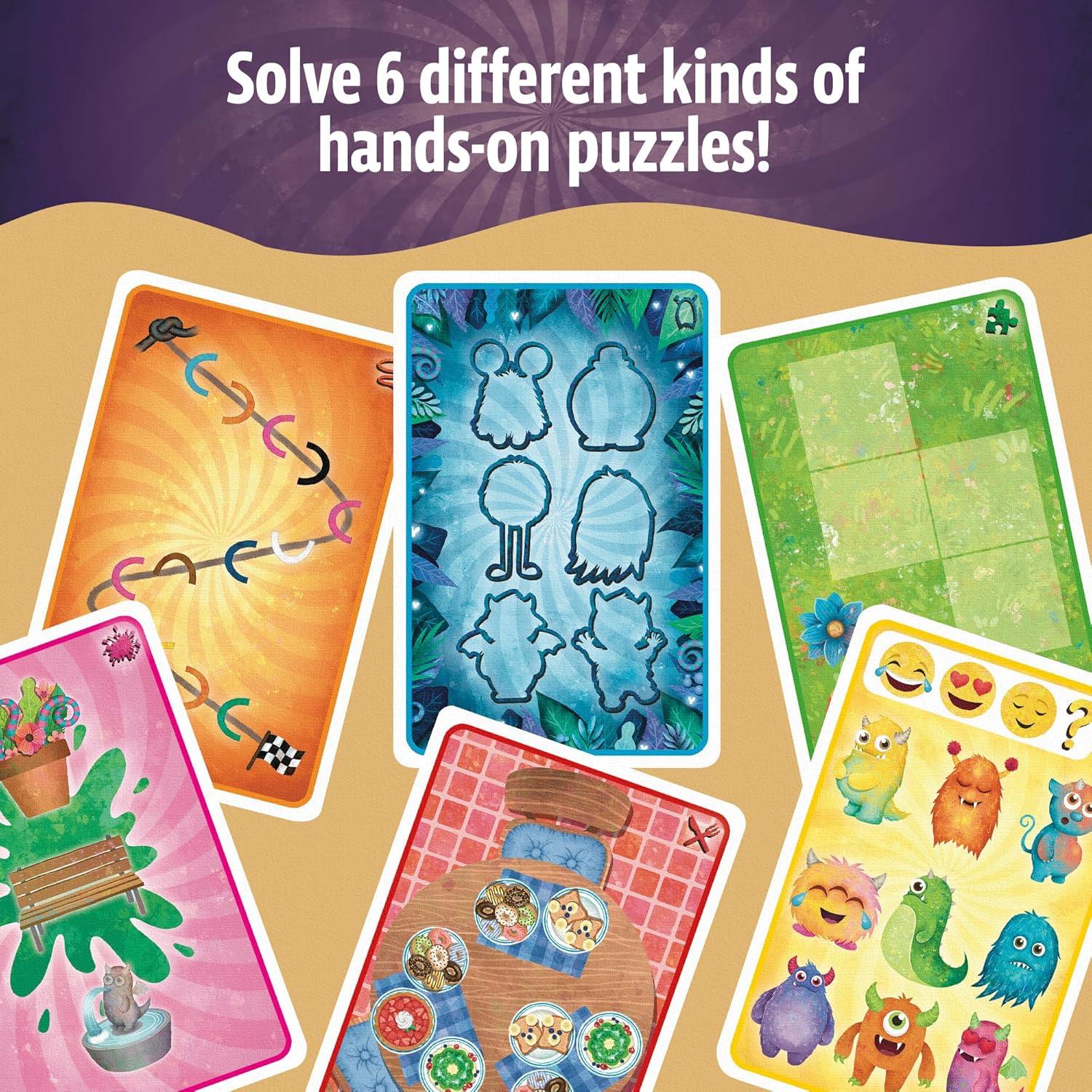 imageThames ampamp Kosmos EXIT Kids Riddles in Monsterville Carte Escape Room Famille et plateau 1 4 joueurs partir de 5 ans Puzzle pour enfants et adultes Soire de jeu amusante