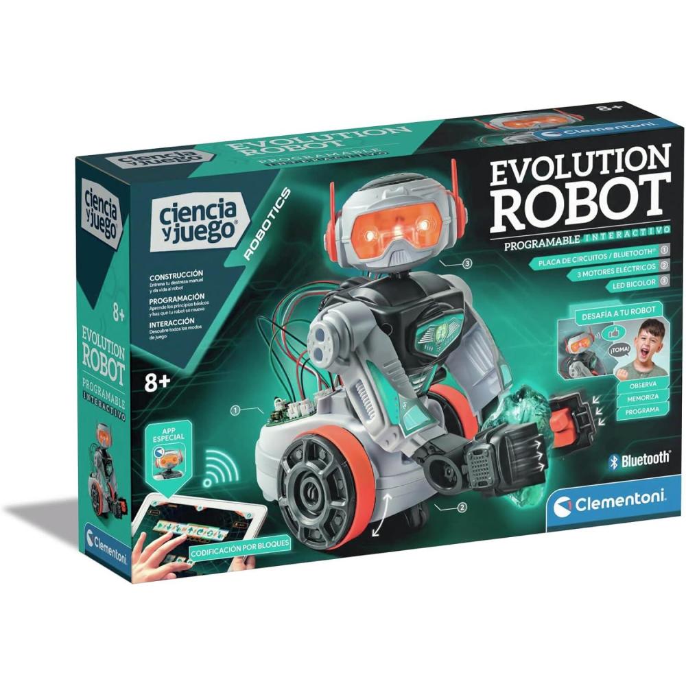 imageClementoni AIRO Robot Intelligence Artificielle pour Enfants 9 Ans 80 Pices Assembler STEM Bluetooth Programmable Gestes ampamp Voix Jeux Codage Danse Ide CadeauAlatoire