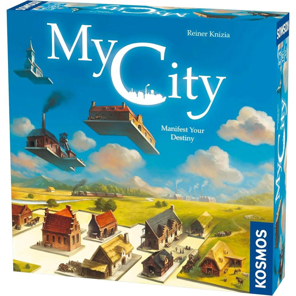 imageMy City Family Friendly Legacy Board Game Kosmos Games 2 to 4 Players Ages 10 and Up Award Winning