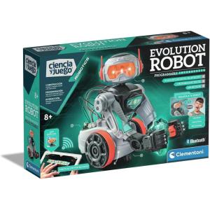 Clementoni | AIRO Robot Intelligence Artificielle pour Enfants 9 Ans+ | 80+ Pièces à Assembler | STEM Bluetooth Programmable Gestes & Voix | Jeux, Codage, Danse | Idée Cadeau(Aléatoire)