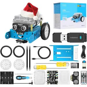 Makeblock mBot Robot Programmable Enfant, Robots Électroniques pour Enfants Apprenez à Coder avec Scratch et Arduino, Robot Jouet pour Enfant 8 Ans+(mediano)