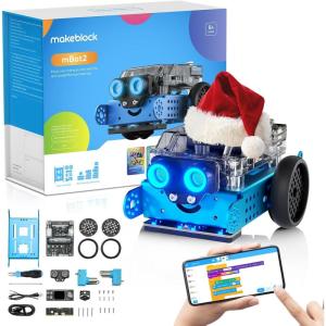 Makeblock mBot2 Robot Programmable Compatible Avec Scratch et Python, Codage pour Enfants, Support WiFi, IoT, Technologie AI, Jouet pour Enfants 10 Ans+(Mbot2)