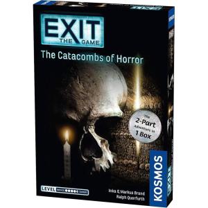 Thames & Kosmos – EXIT: The Catacombs of Horror – Level: 4.5/5 – Unique Escape Room Game – 1-4 Players – Puzzle Solving Strategy Board Games for Adults & Kids, Ages 16+ – 694289