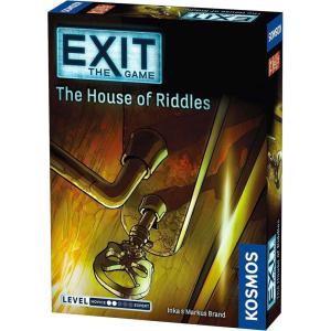 Thames & Kosmos – EXIT: The House of Riddles – Level: 2/5 – Unique Escape Room Game – 1-4 Players – Puzzle Solving Strategy Board Games for Adults & Kids, Ages 10+ – 694043