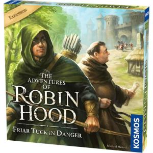 Thames & Kosmos The Adventures of Robin Hood : Friar Tuck in Danger-Expansion Pack, jeu de stratégie, jeux familiaux pour soirée de jeu, jeux de société coopératifs pour adultes et enfants, pour 2 à 4